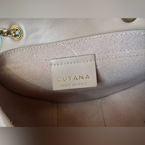 Cuyana Mini Chain Saddle Bag in Quartz Dusty Pink - Picture 12 of 17
